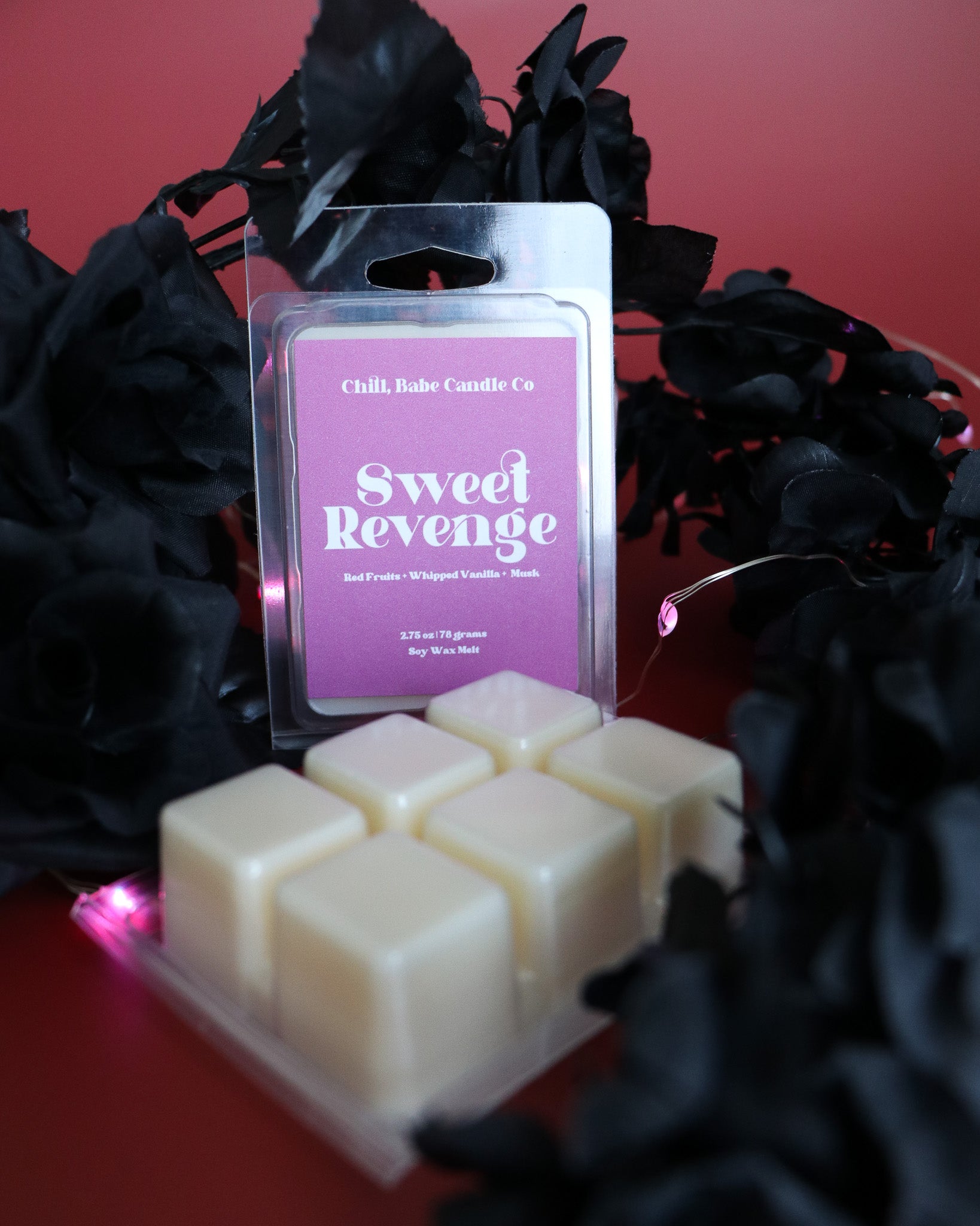 Sweet Revenge Wax Melt | Red Fruits + Whipped Vanilla + Musk