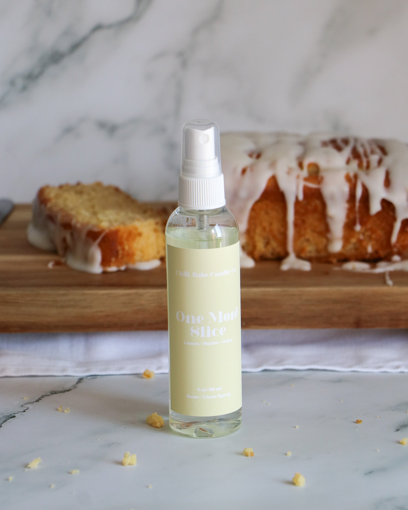 One More Slice Room & Linen Spray | Lemon + Butter + Cake