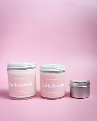 Bath Bomb Candle | Citrus + Jasmine + Pachouli