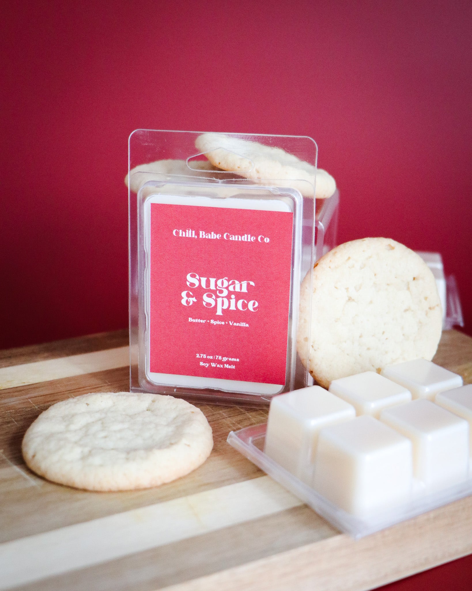 Sugar & Spice Wax Melt | Butter + Spice + Vanilla